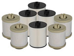 aFe Pro GUARD D2 Fuel Filter 08-10 Ford Diesel Trucks V8 6.4L (td) (4 Pack); 2008-2010