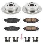 Power Stop 16-18 Subaru Crosstrek Rear Autospecialty Brake Kit; 2016-2018