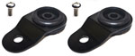 Torque Solution Radiator Mount Combo with Inserts (Black) : Mitsubishi Evolution 7/8/9; 2005-2006