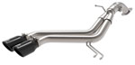 aFe Takeda 13-17 Hyundai Veloster L4-1.6L 2-1/2in 304 SS Axle-Back Exhaust w/ Black Tips; 2013-2017