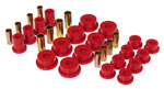 Prothane 88 Pontiac Fiero Rear Trailing Arm Bushings - Red; 1988-1988