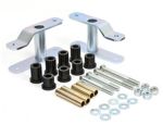 Daystar 2005-2014 Nissan Frontier 2WD/4WD - 2in Leveling Kit Rear Greasable Shackle Kit; 2005-2014