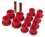 Prothane 62-67 Chevy Nova Mono Leaf Spring Bushings - Red; 1962-1967