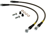 StopTech 02-06 Chevrolet Avalanche 2500 / 00-06 GMC Yukon 2500 Stainless Steel Rear Brake Lines; 2002-2006