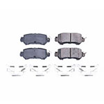 Power Stop 16-18 Mazda CX-3 Rear Z17 Evolution Ceramic Brake Pads w/Hardware; 2016-2018