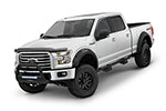 Lund 2019 Ford Ranger RX-Style 4pc Smooth Fender Flares - Black; 2019-2019