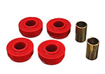 Energy Suspension 62-67 Chevy Nova Red Front Strut Rod Bushing Set; 1962-1967