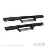 Westin 07-18 Jeep Wrangler JK 2dr. HDX Stainless Drop Nerf Step Bars - Tex. Blk; 2007-2018