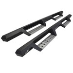 Westin 22-23 Toyota Tundra Double Cab HDX Stainless Drop Nerf Step Bars - Tex. Blk; 2022-2023