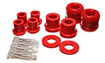 Energy Suspension 04-07 Mazda RX8 Red Front Control Arm Bushing Set; 2004-2007