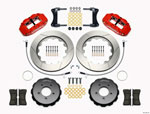 Wilwood Narrow Superlite 6R Front Hat Kit 14.00in Red 2005-Up Mazda Miata w/ Lines