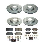 Power Stop 20-22 Hyundai Sonata Front & Rear Z23 Evolution Brake Kit; 2022-2022