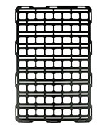 BuiltRight Industries 13in x 19.5in Tech Plate Steel Mounting Panel - Black