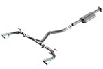 Borla 22-23 Subaru BRZ/Toyota GR86 2.4L RWD AT/MT S-Type Catback Exhaust - Polished Tips; 2022-2023