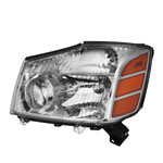 Xtune Nissan Titan 04-14 (04-07 OE Style ) / Armada 04-07 OEM Head Light Left HD-JH-NTI04-OEM-L; 2004-2014