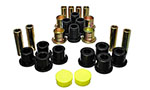 Energy Suspension 87-04 Dodge Dakota / 98-03 Durango 4WD Black Front End Control Arm Bushing Set; 1987-2004