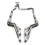 Stainless Works - / GMC Silverado / Sierra 3500 1500 small block 2wd / 4wd Headers w. Catted Lead Pipes 1-7/8