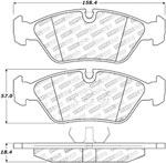 StopTech Street Brake Pads Porsche 928, Front; 1982-1985