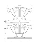 StopTech Street Brake Pads BMW M6, Front