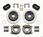 Wilwood Dynapro Lug Mount P/S Park Brake Kit Drilled Big Ford 2.36in Off Bronco 5 x 5.50; 1965-1977