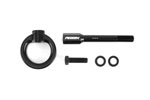 Perrin 02-07 Subaru WRX/STI Tow Hook Kit (Front) - Flat Black; 2002-2007