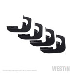 Westin 2007-2013 GMC Silverado/Sierra 1500 Reg Cab Running Board Mount Kit - Black; 2007-2013