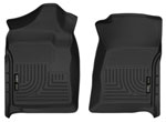 Husky Liners Weatherbeater Series Front Floor Liners Chevrolet Silverado HD; 2007-2014