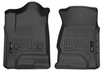 Husky Liners Weatherbeater Series Front Floor Liners Cadillac Escalade; 2015-2018