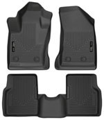 Husky Liners Weatherbeater Series Front & 2nd Seat Floor Liners Jeep Compass; 2017-2018