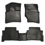 Husky Liners Weatherbeater Series Front & 2nd Seat Floor Liners Audi Q7; 2007-2015