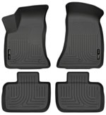 Husky Liners Weatherbeater Series Front & 2nd Seat Floor Liners Dodge Charger; 2011-2018