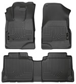 Husky Liners Weatherbeater Series Front & 2nd Seat Floor Liners Chevrolet Equinox; 2010-2017