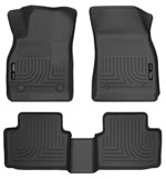 Husky Liners Weatherbeater Series Front & 2nd Seat Floor Liners Chevrolet Malibu; 2013-2015