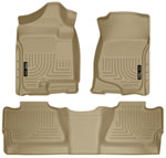 Husky Liners Weatherbeater Series Front & 2nd Seat Floor Liners (Footwell Coverage) GMC Denali; 2007-2007