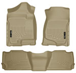 Husky Liners Weatherbeater Series Front & 2nd Seat Floor Liners GMC Denali; 2007-2014