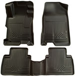 Husky Liners Weatherbeater Series Front & 2nd Seat Floor Liners Mercury Milan; 2006-2009