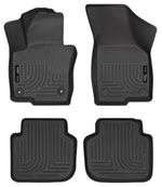 Husky Liners Weatherbeater Series Front & 2nd Seat Floor Liners Volkswagen Passat; 2012-2017