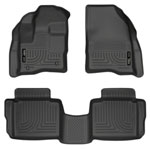 Husky Liners Weatherbeater Series Front & 2nd Seat Floor Liners Ford Taurus; 2010-2018