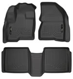 Husky Liners Weatherbeater Series Front & 2nd Seat Floor Liners Ford Flex; 2009-2018