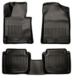 Husky Liners Weatherbeater Series Front & 2nd Seat Floor Liners Hyundai Elantra; 2011-2013