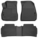 Husky Liners Weatherbeater Series Front & 2nd Seat Floor Liners Chevrolet Malibu; 2016-2018