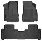 Husky Liners Weatherbeater Series Front & 2nd Seat Floor Liners Toyota Highlander