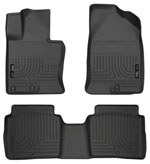 Husky Liners Weatherbeater Series Front & 2nd Seat Floor Liners Kia Optima; 2011-2015