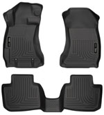 Husky Liners Weatherbeater Series Front & 2nd Seat Floor Liners Subaru Impreza / WRX / Sti; 2012-2016