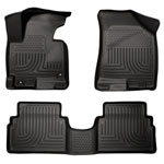 Husky Liners Weatherbeater Series Front & 2nd Seat Floor Liners Hyundai Tucson; 2015-2015