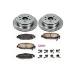 Power Stop 92-98 Lexus SC300 Rear Autospecialty Brake Kit; 1992-1998