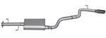 Gibson 07-14 Toyota FJ Cruiser Base 4.0L 2.5in Cat-Back Single Exhaust - Stainless; 2007-2014