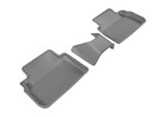 3D MAXpider 2017-2019 Subaru Impreza/Crosstrek Kagu 2nd Row Floormats - Gray; 2017-2019