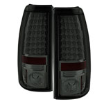 Spyder Silverado Led Tail Lights - Smoke - (ALT-YD-CS03-LED-SM); 2003-2006