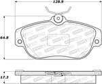 StopTech Street Brake Pads Volvo 940, Front; 1991-1995